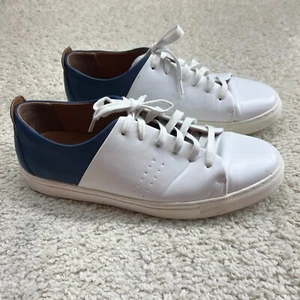 SL By Supply Lab Marcus White Navy Men's Shoes Size 11 M Casual Preppy - Picture 1 of 13