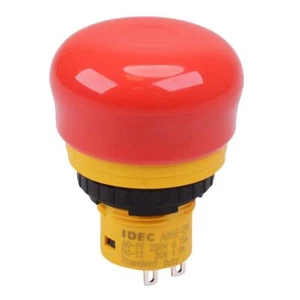 AB6E-3BV02PRH Unibody 16mm Emergency Stop Switch 30mm Mushroom 2NC IDEC - Picture 1 of 2
