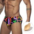 Male Surf Swim Trunks Swimming Underpants For Boys Big Pouch-Cup Boxershorts Men