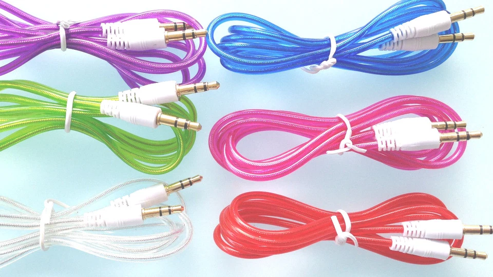 3FT 3.5mm audio stereo aux auxillary cable jack FOR apple Samsung ipod mp3 car - Image 1 of 4