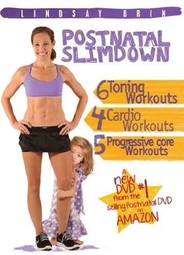 Postnatal SlimDown by Lindsay Brin & Moms Into Fitness - DVD DISK ONLY, NO CASE  - Image 1 of 1