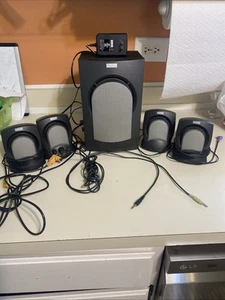 Altec Lansing AVS500 Multimedia Computer Speaker System Sub Woofer 4.1 Surround - Picture 1 of 13