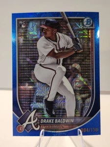 Drake Baldwin 2025 Bowman Chrome Mojo Refractor Blue /150 Braves RC Rookie  - Bild 1 von 2