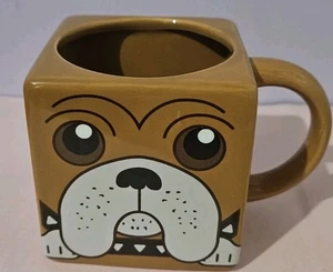 Spinning Hat Boxer Dog Square Ceramic Novelty Mug 2012 - Picture 1 of 10