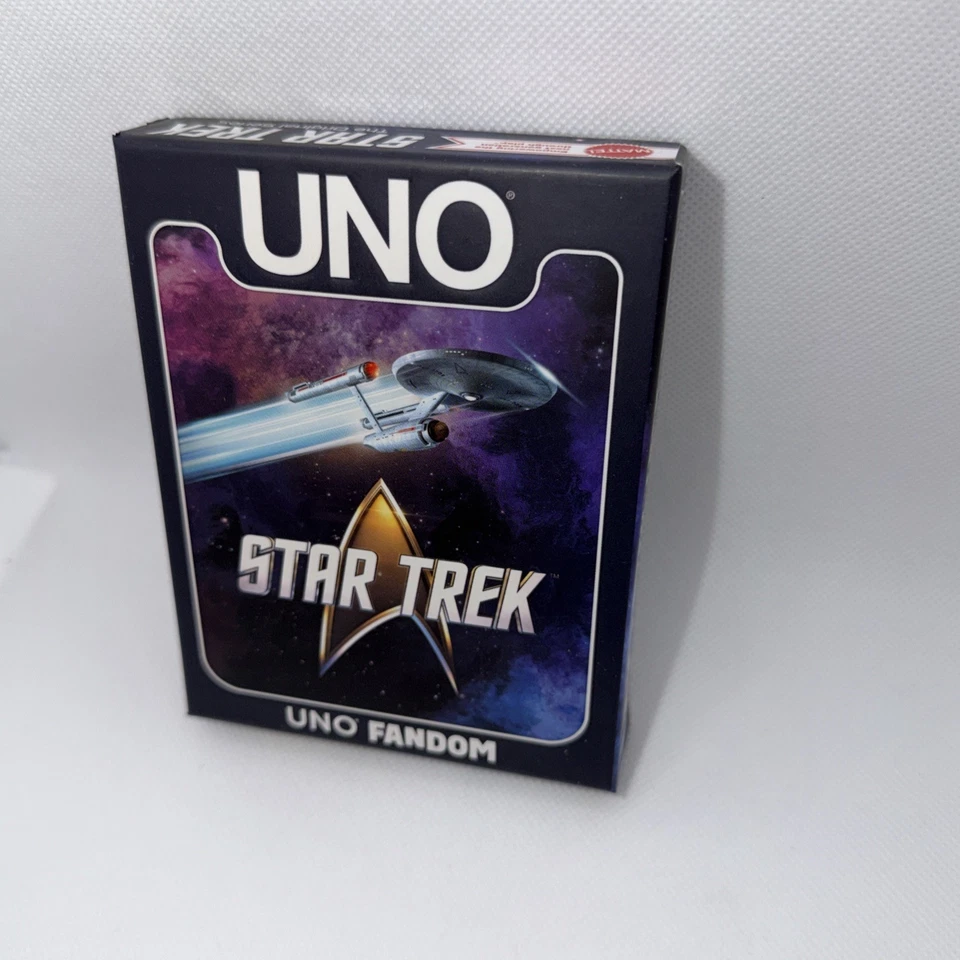 Juego de Cartas Mattel UNO FANDOM "STAR TREK Original Series" Edición - Nuevo Foto 1 de 2
