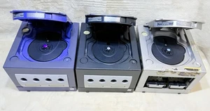 Lot Of 3Nintendo GameCube Consoles Body Only FOR PARTS OR REPAIR 3 Diff Colors - Picture 1 of 8