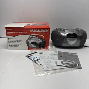 Magnavox MCS225 Cassette Deck Reproductor de CD Reproductor Estéreo Radio Boombox Funciona - Imagen 1 de 8