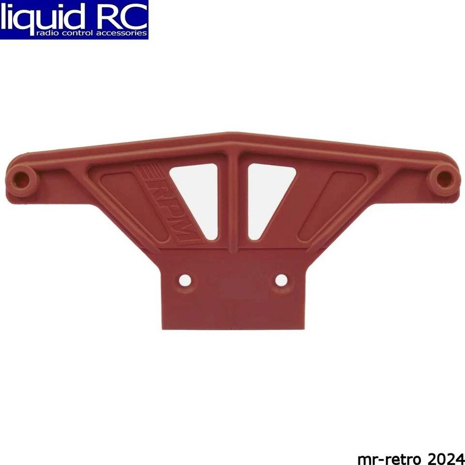 RPM R/C Products 81169 Wide Front Bumper Red : Rustler & Stampede 2WD - Image 1 of 1