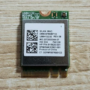 Chip HP WIFI LAN Inalámbrico 802.11a/b/g/n/ac y BLUETOOTH 4.2 M.2 915620-001 - Imagen 1 de 1