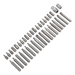40Pcs Hex Bit Socket Set High Carbon Steel Anti Corrosive Hex Wrench Socket Kit - Picture 1 of 12