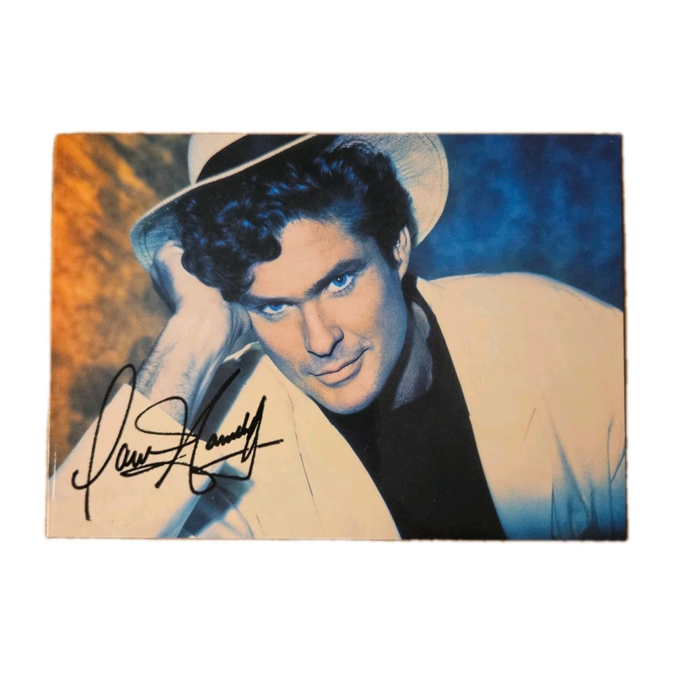 David Hasselhoff Autogrammkarte Original Signiert - Bild 1 von 1