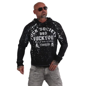 Sudadera con capucha para hombre Yakuza HOB15038 talla 4XL color negro - Imagen 1 de 2