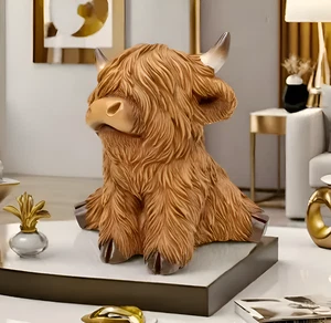 Hochlandkuh, Harz, Gips, Kerze, Seife Silikonform - Bild 1 von 3