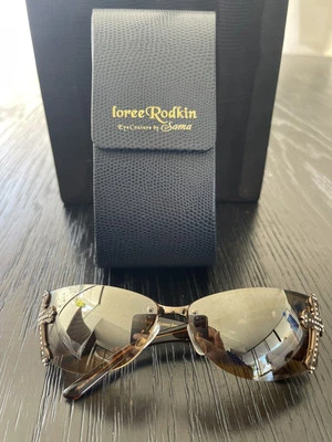 Gafas de sol para mujer Loree Rodkin/Sama modelo "LOREE" en color marrón Foto 1 de 2