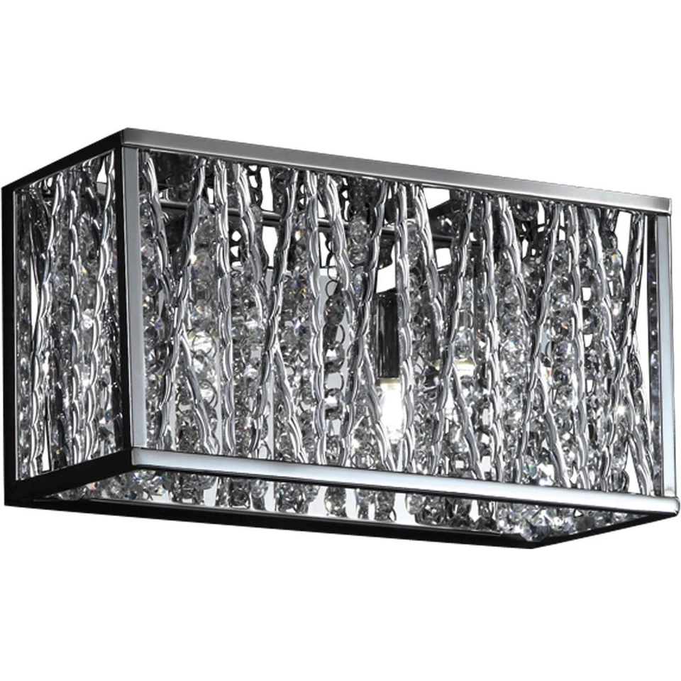 Z-Lite 872CH-2V-LED Terra LED 11 inch Chrome Vanity Wall Light Foto 1 de 1