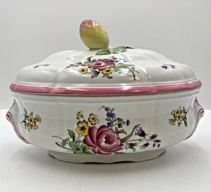 Spode Marlborough Spray Tureen Casserole/Serving Dish With Lid - 11" L13 - Picture 1 of 11