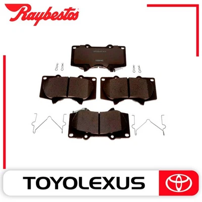 ПЕРЕДНИЕ ТОРМОЗНЫЕ КОЛОДКИ ДЛЯ TOYOTA FORTUNEER HILUX 2006-2014 КЕРАМИЧЕСКИЕ С ОБОРУДОВАНИЕМ - Изображение 1 из 2