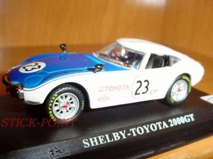 SHELBY-TOYOTA GT 2000 1:43 BLANCO/AZUL #23 RARO ¡¡¡COMO NUEVO!!!¡! - Imagen 1 de 1