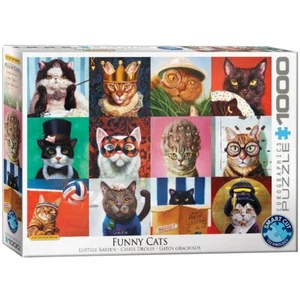 Eurographics Puzzle Gatos Divertidos 1000 Piezas - NUEVO - Imagen 1 de 1