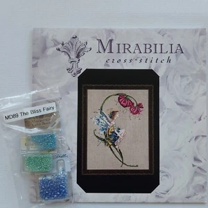 Mirabilia The Bliss Fairy Beaded Cross Stitch Chart and Embellishment Pack MD89 - Picture 1 of 21
