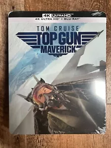 Top Gun: Maverick w. Steelbook (4K UHD + Blu-ray, Import, Region Free) *NEW* - Picture 1 of 5