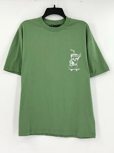 Bundle of 2 TOPMAN ASOS Short Sleeve T-Shirts Skater Men's Medium Green M14 - Picture 1 of 15