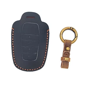 Car Leather Remote Key Cover Case Bag Holder Fit for Land Cruiser - Picture 1 of 4