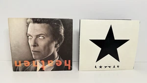 David Bowie Coleccionista Lote de 2 CD Doble Set Heathen & Tri-Fold Black Star - Imagen 1 de 7