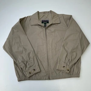 Trader Bay Jacket Men Large Full Zip Pocket Outdoor Travel Hiking Retro Core - Picture 1 of 21
