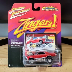Johnny Lightning 1965 Buick Riviera Street Freaks Zingers Diecast 1:64 Red - Picture 1 of 8
