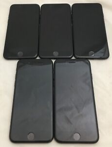 BULK LOT OF 5 Apple iPhone 7 A1778 32GB A/B STOCK FULL TESTED AT&T