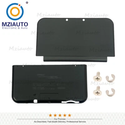 MZIAUTO Housing Cover Replacement For New Nintendo 3DS XL / LL Shell Top Bottom Black
