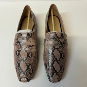 Naturalizer Womens 5M Nude Snake Slip On Loafers Shoe NIB ZG9 - Picture 1 of 4