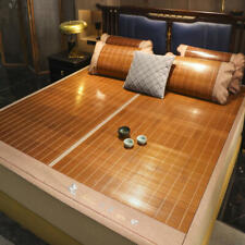 2023 Summer Sleeping Mat For Bed Rattan Foldable Nature Bamboo Bed Mat Queen