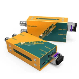 AVMATRIX FE1121 Mini 3G-SDI input Fiber Optic Extender for 20KM transmission - Picture 1 of 10