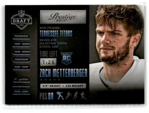 Zach Mettenberger Tennessee Titans 2014 Panini Prestige Draft Big Board #15 - Picture 1 of 2