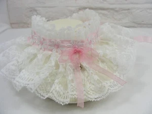SISSY KITTEN LACE CHOKER DDLG OPT BELL KAWAII LOLITA FANCY DRESS COSPLAY - Picture 1 of 9