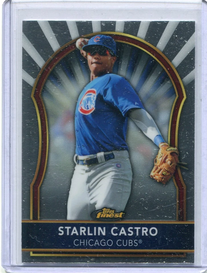 2011 Topps Finest Baseball Card Starlin Castro Chicago Cubs Near Mint # 33 - Image 1 of 1