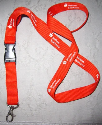 Berliner Sparkasse Schlüsselband Lanyard NEU (T248)
