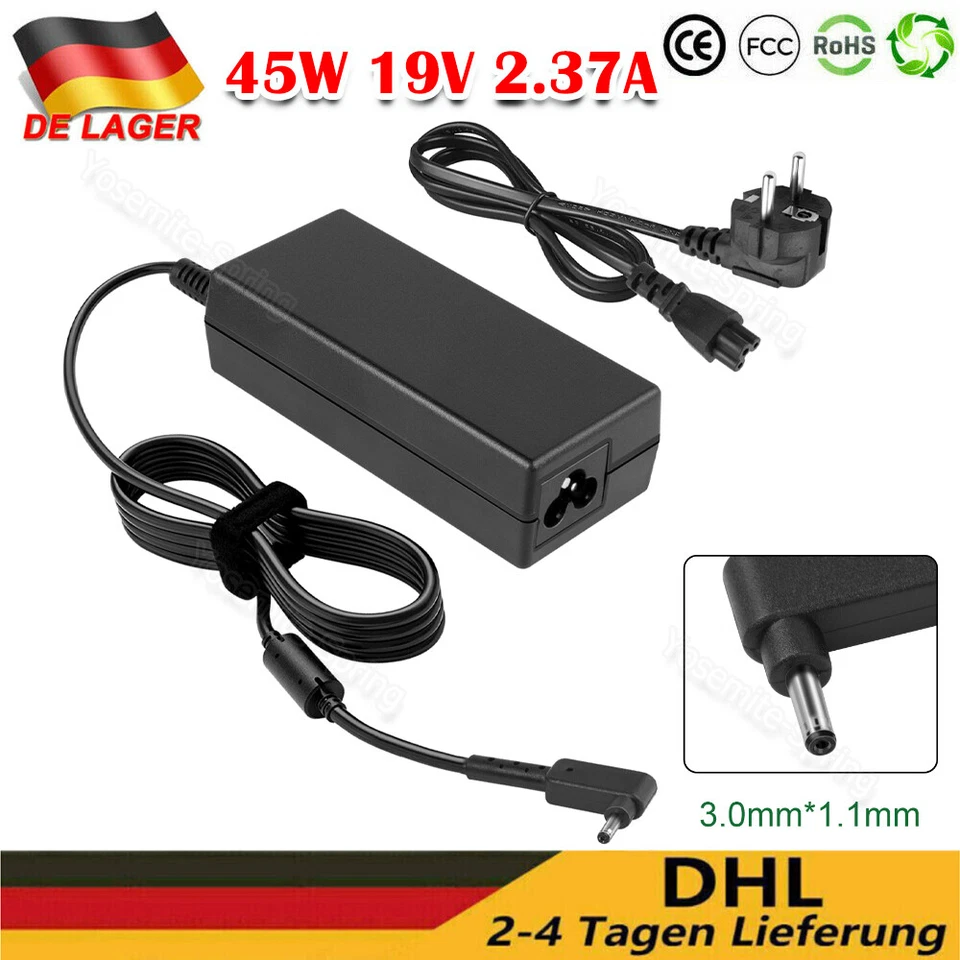 19V Ladegerät für Acer Switch Alpha 12 SA5-271 SA5-271P Asus UX21E UX31E AD-4019 - Bild 1 von 4