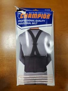 CHAMPION Industrial Belt Back Brace Abdominal Support *XL* DAMG BOX - 11B - Picture 1 of 6
