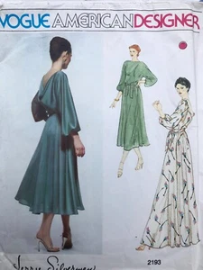 Vogue American Designer Pattern 2193 Evening Dress Jenny Silverman Size 14 Uncut - Picture 1 of 2