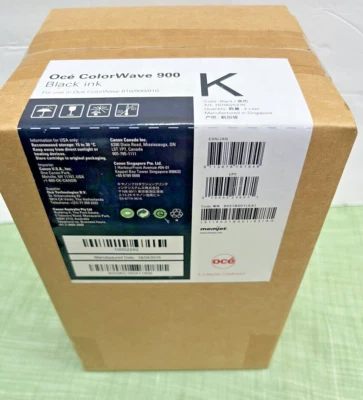 NEW GENUINE OCE COLORWAVE 900 INK BLACK 2L , 1070025276 FREE FAST SHIPPING - Image 1 of 4
