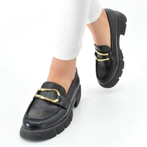 Damen Schuhe Sneaker Schwarz Plateau Glitzer  Freizeitschuhe Keilabsatz Neu - Bild 1 von 7