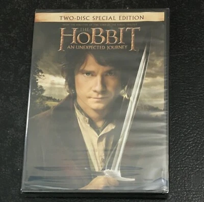 The Hobbit An Unexpected Journey DVD 2 Disc Set  NEW SEALED - Image 1 of 2