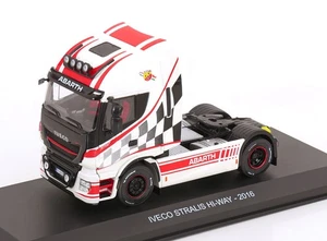 1:43 Hachette Iveco Stralis Hi-Way Abarth 2016 white/red/black - Picture 1 of 3