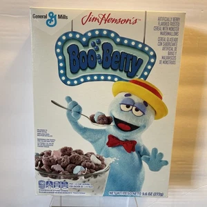 NEU General Mills Boo Beere Müsli Jim Henson Größe 9,6 Unzen Ablaufdatum Juni 2026 - Bild 1 von 3