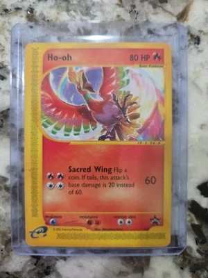 Tarjeta promocional Ho-Oh 52 Black Star 2002 Wizards of the Coast Foto 1 de 3