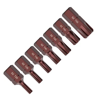 T20/25/30/40/45/50/55 Electric Screwdriver Bits Hex Shank Batch Head Bit Tool - Image 1 of 4