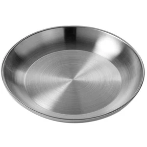 DWSEA14 Stainless Steel, Double Wall Seafood Tray, 14" Dia. - Picture 1 of 2